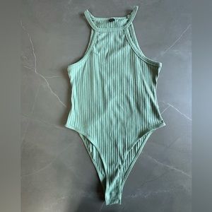 SHEIN bodysuit, mint green M